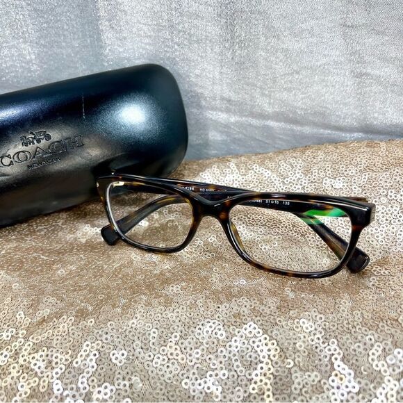 Coach Frames - HC 6089 5120 Dark Tortoise 135MM Designer Frames - Picture 6 of 6